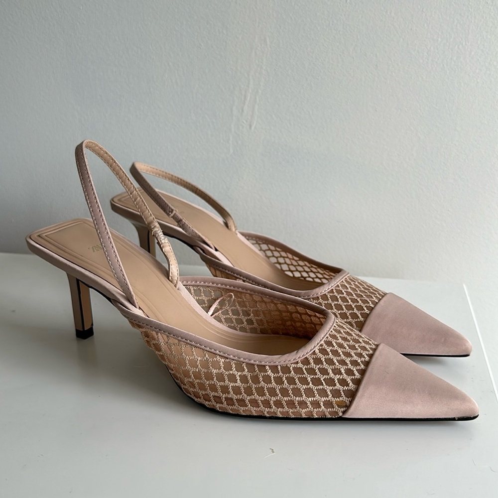 Zara Slingback Heels